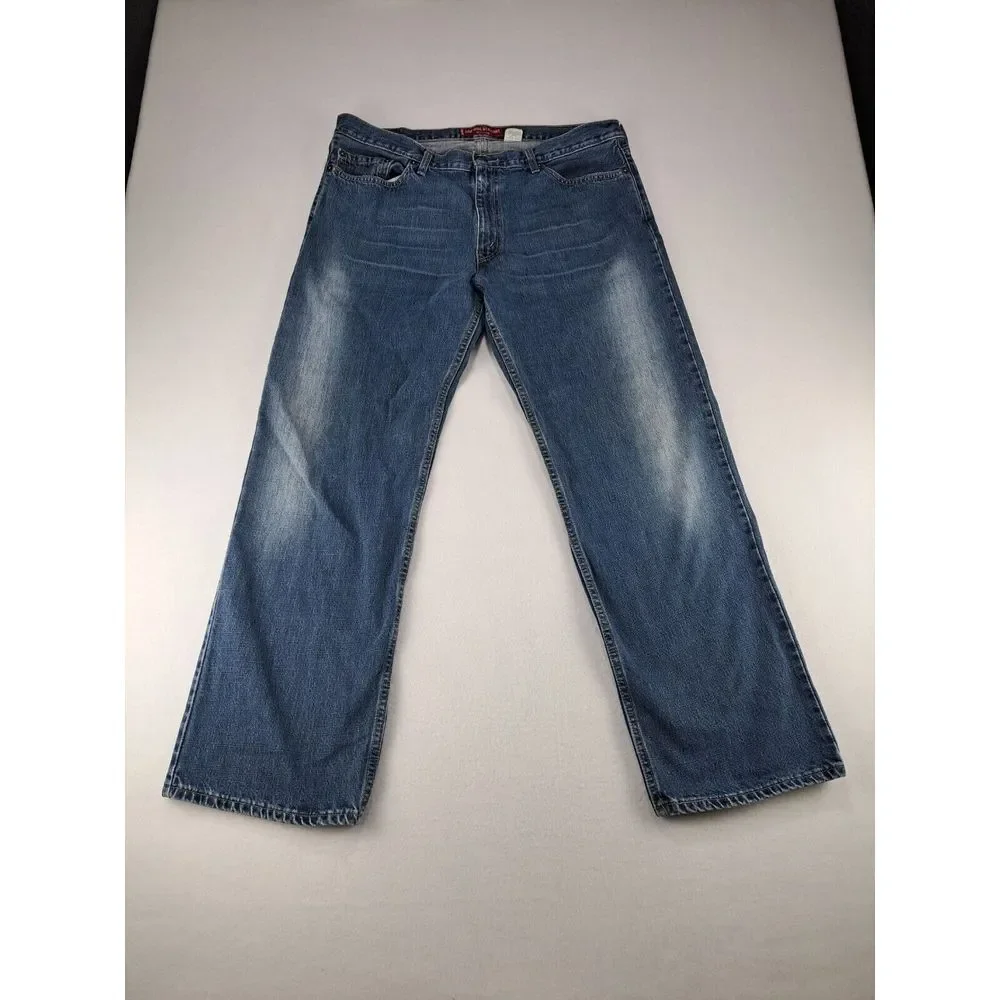 Vintage Levis 529 Low Rise Straight Leg‎ 38x32 ACT 39 Jeans 2002 Y2K Made in USA